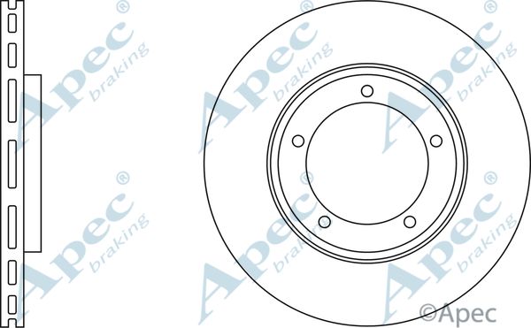 APEC BRAKING Jarrulevy DSK783